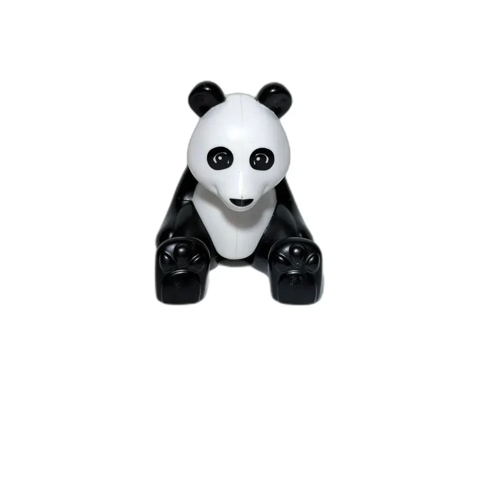 Lego Duplo Adult Panda Bear Chinese Animal Zoo White & Black Teddy Bear